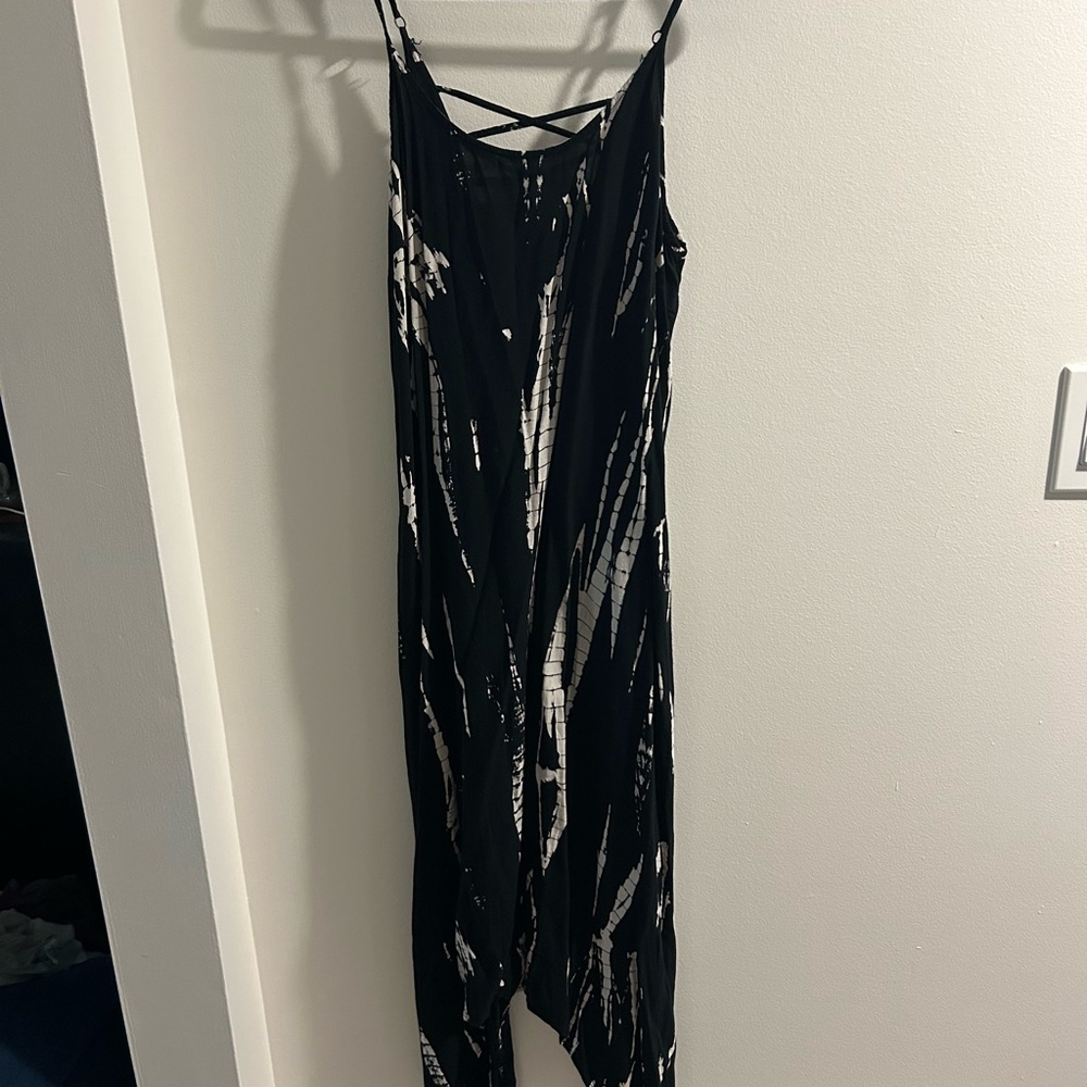 Stylish Black and White Dress